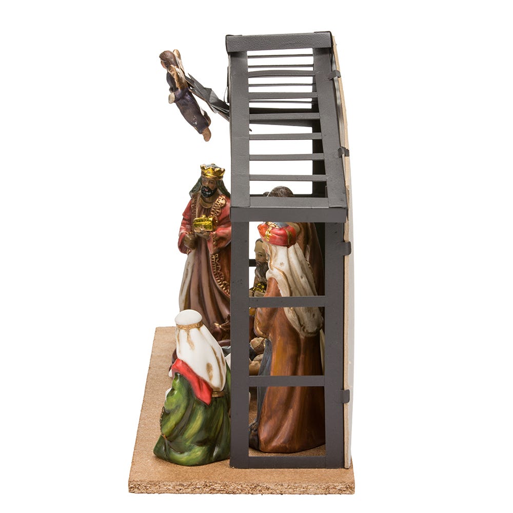 Kurt Adler 3.5-5-Inch Porcelain 11-Piece Nativity Set